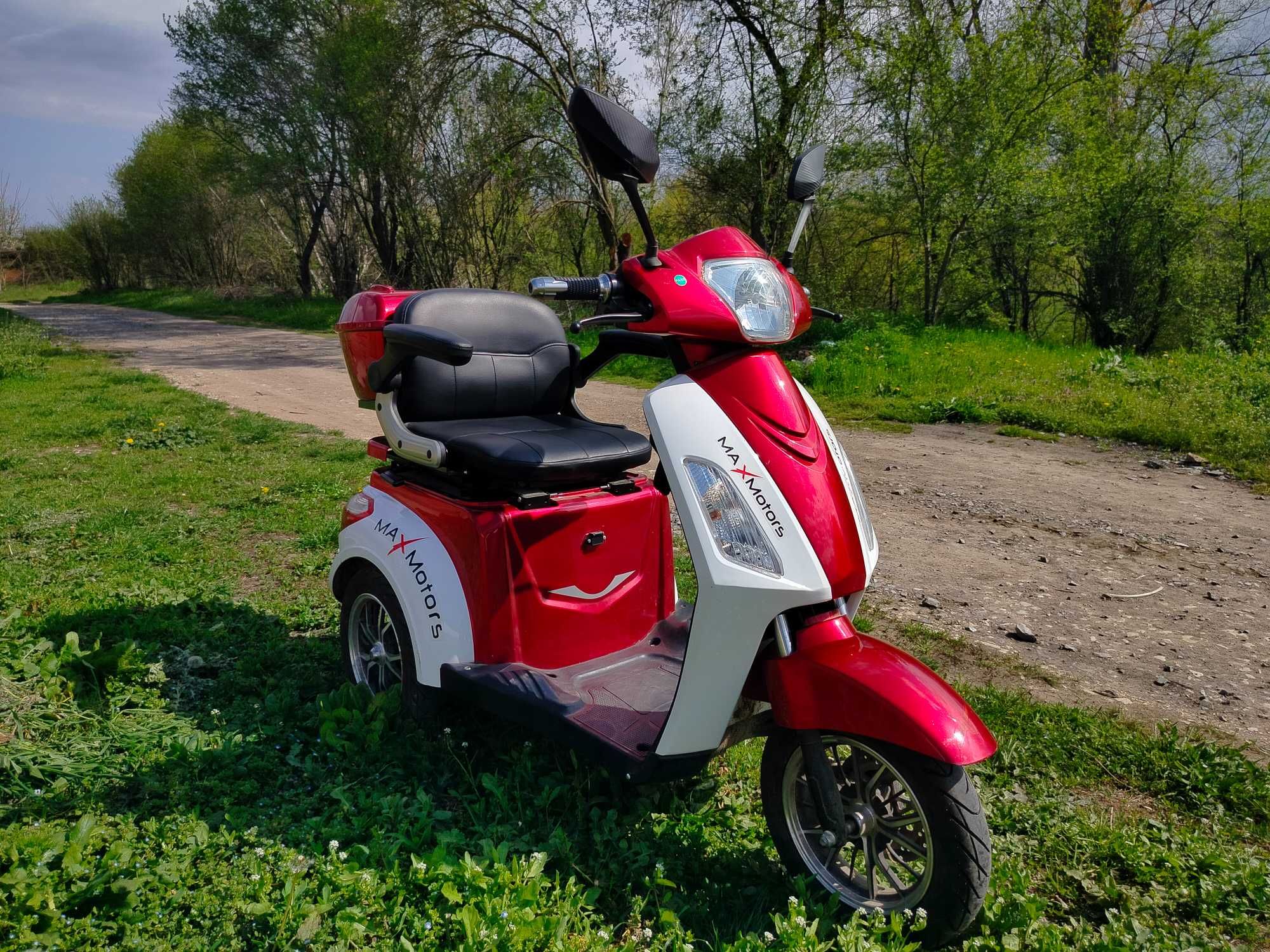 Електрическа триколка 1500W 20Ah MaxMotors FM1, червена