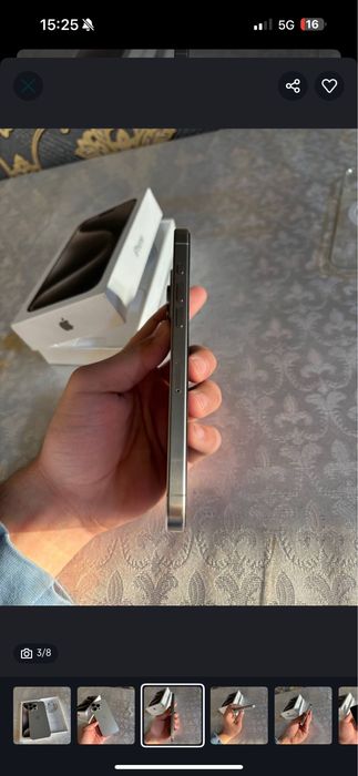 Iphone 15 pro max, 256gb 97-yomkost simkartalik