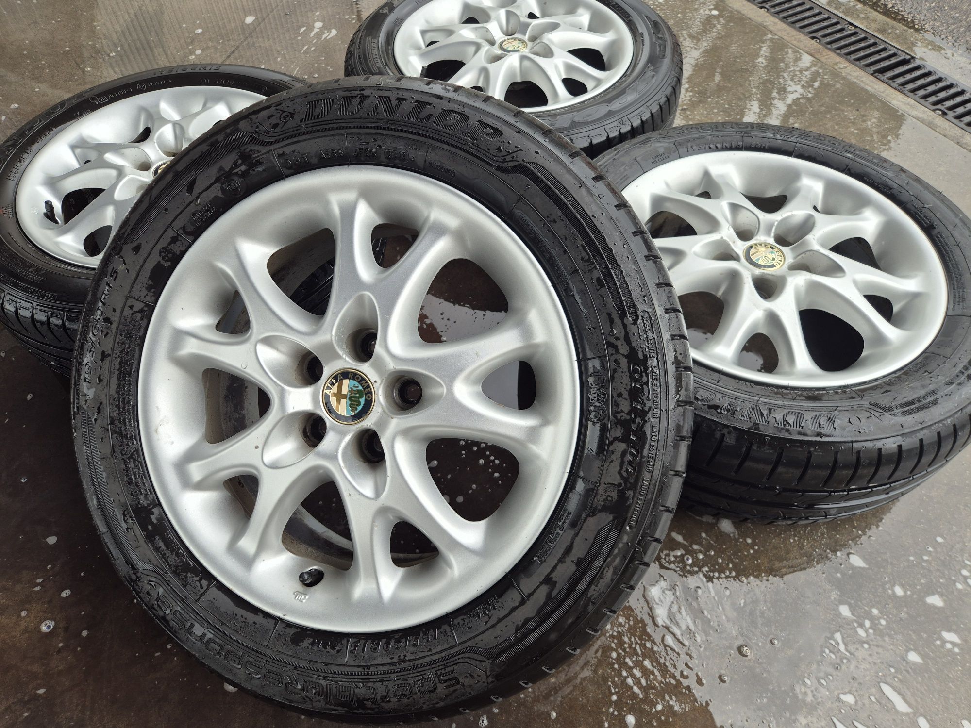 5х98/15 с гуми Алфа Ромео 5x98/15 Alfa Romeo