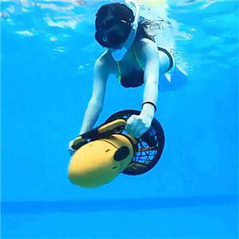 Подводен скутер Dolphin, 300W, жълт, 2 скорости