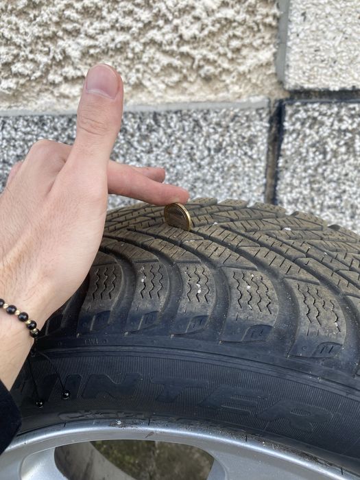 Продавам джанти с зимни гуми 15ски 5х100