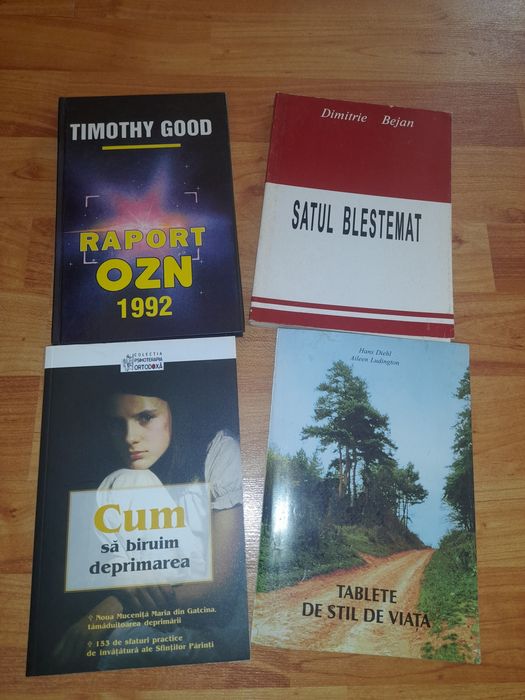 Carti satul blestemat ,raport Ozn ,cum sa biruim deprimarea ,