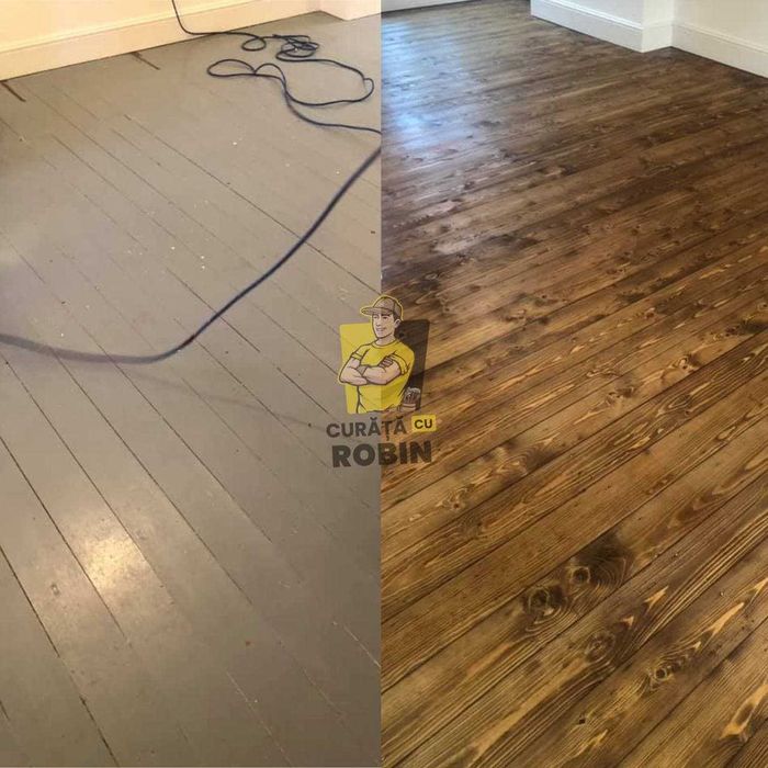 Raschetare parchet - Parchetar Oradea - Curăță cu Robin - Raschetez