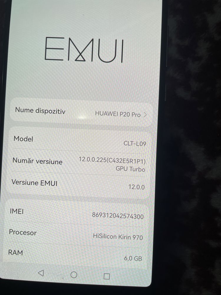 Vand schimb huawei p20 pro