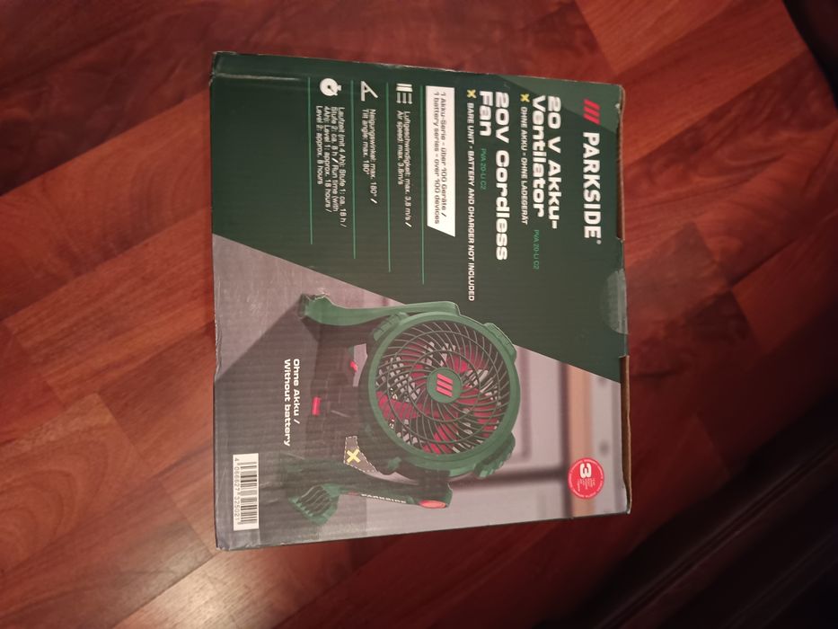 Ventilator Parkside portabil -20V !