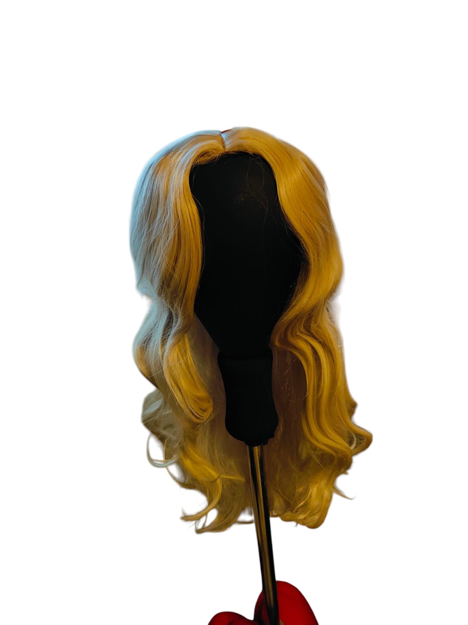 Perucă nouă blondă lungă