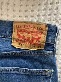 Pantaloni Levi’s Regular Fit Jeans Blue 505 noi-nouti
