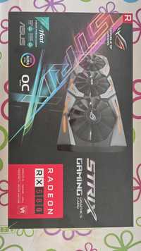 Placa video AMD Asus ROG Strix RX580 8GB Gaming OC, pachet complet