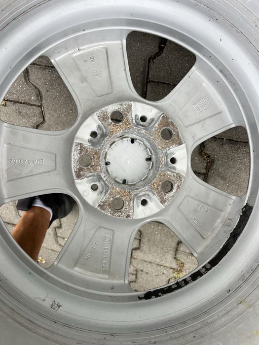 Jante aliaj 5x120mm, anvelope vara 225/55 R17, BMW E60 E61, F10 F11 GT