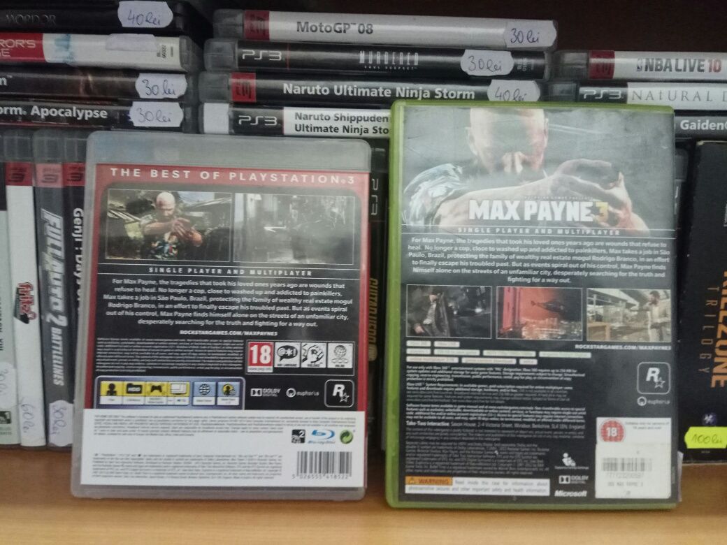Vindem jocuri PS3 Max Payne 3 PS3 / Xbox 360 Xbox One