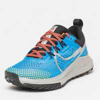 Nike - Обувки за бягане React Pegasus Trail 4 с перфорации, Жълт/Син/С