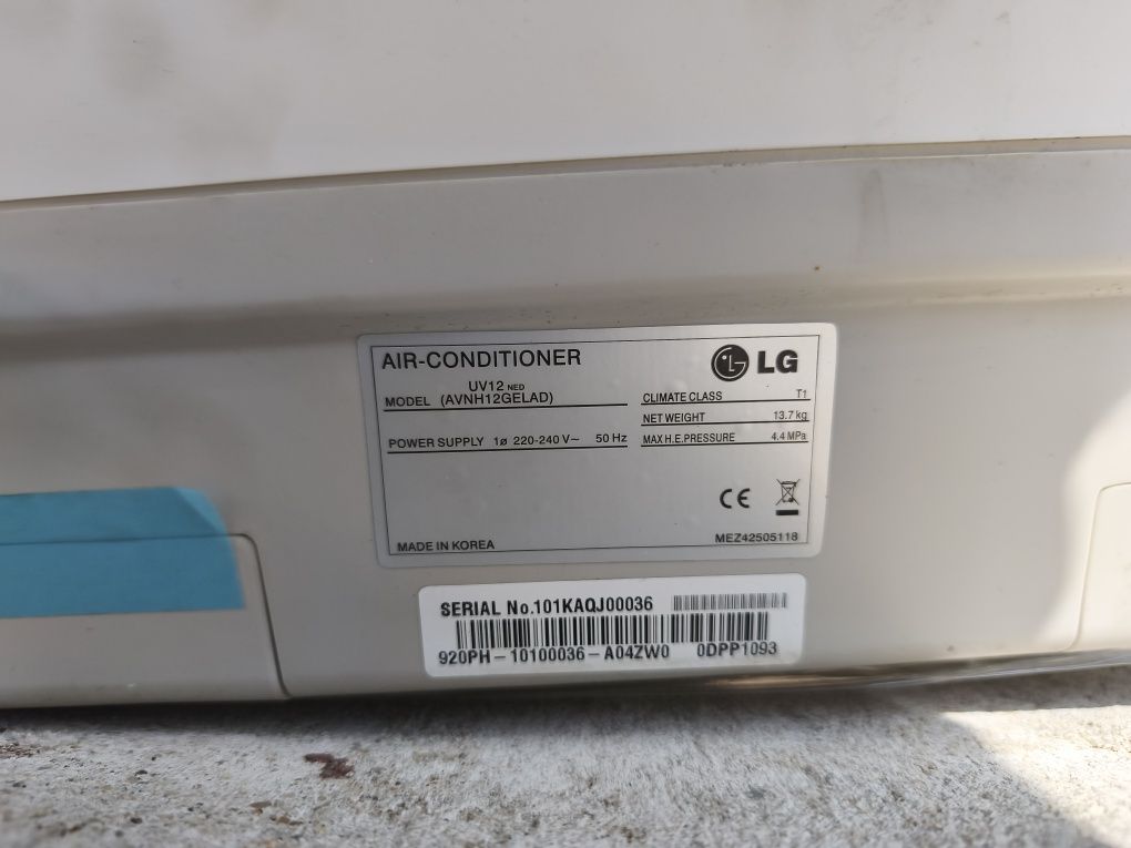 Aer 12000 /18000 btu pardoseală tavan