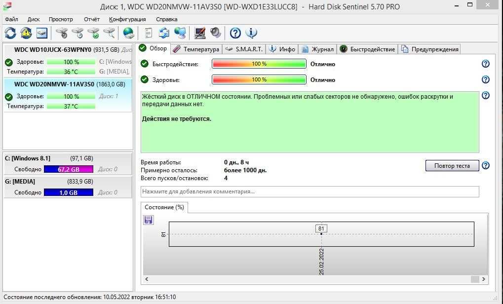 Внешний жёсткий диск WD Elements 2Tb HDD