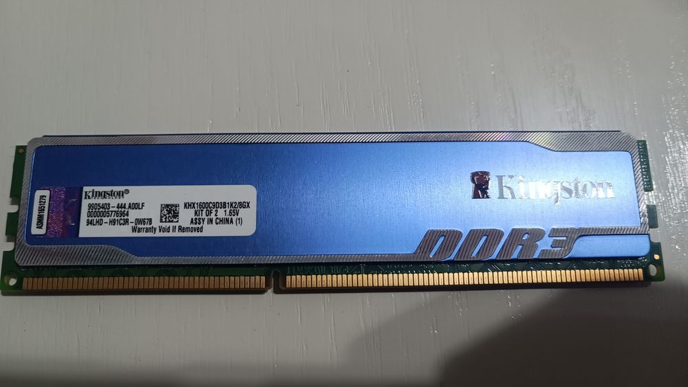 Kit Dual Channel 8 GB DDR3 RAM (2 * 4 GB) Kingston Hyper X