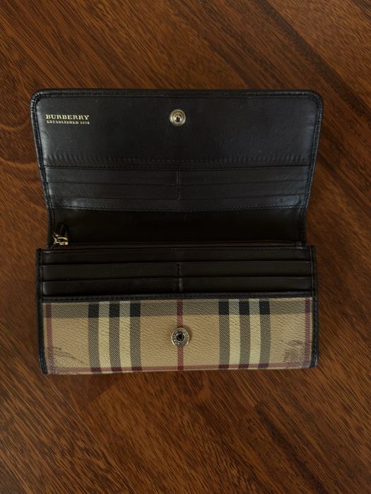 Портмоне BURBERRY Haymarket Check Penrose Continental