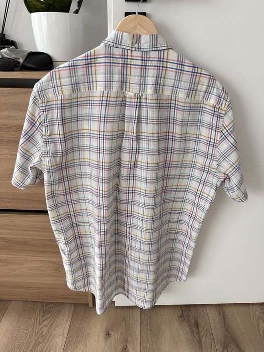 Camasa Gant cu Maneca Scurta Carouri Barbati | Marime XL