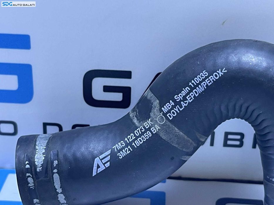 Furtun Conducta Pompa Secundara Auxiliara Recirculare Apa Ford Galaxy 1.9 TDI ASZ BTB 2000 - 2006 Cod 7M3122073BK 3M21-18D359-BA