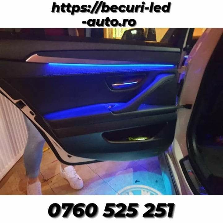 Kit Lumină Auto OEM, LED, 6M, Multicolor Cu Aplicația Telefon Bluetoot