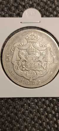 moneda argint 5 lei 1882