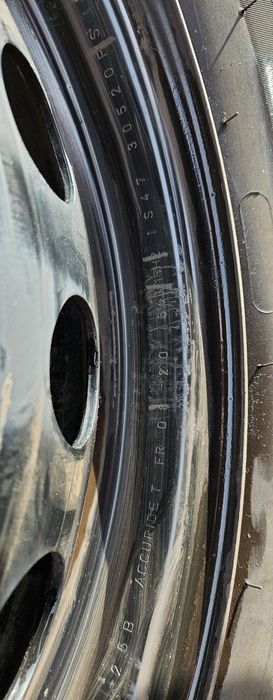 4бр. Стоманени джанти за Пежо и Ситроен 6.5 Jx16H2 IS47 5X108