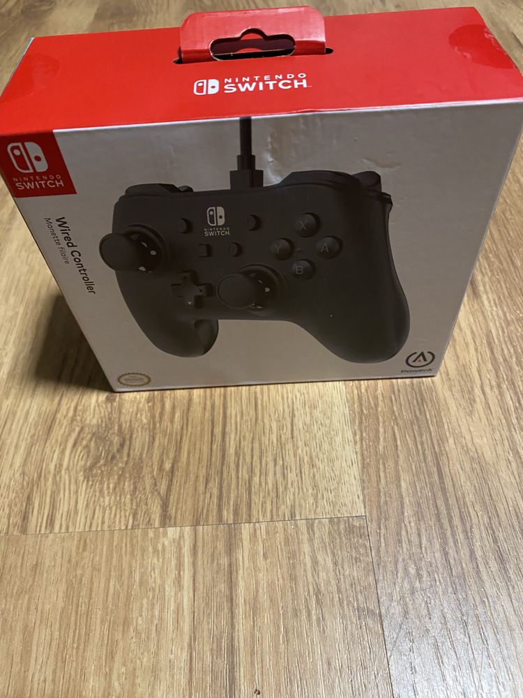 Controler cu fir PowerA pentru Nintendo Switch - Negru Original,nou