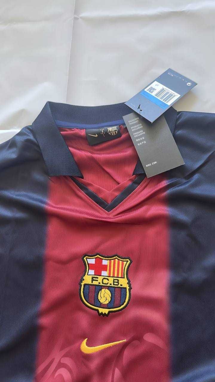 Travis Scott x Nike x FC Barcelona Retro 2000/01 Home Skeleton Jersey