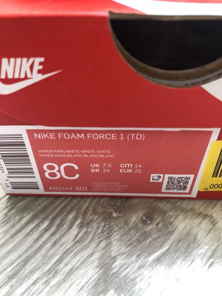 Детски сандали Nike Foam Force 1 , номер 25