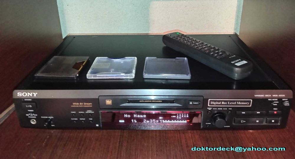 minidisc SONY MDS-JE520 cu tel. originala