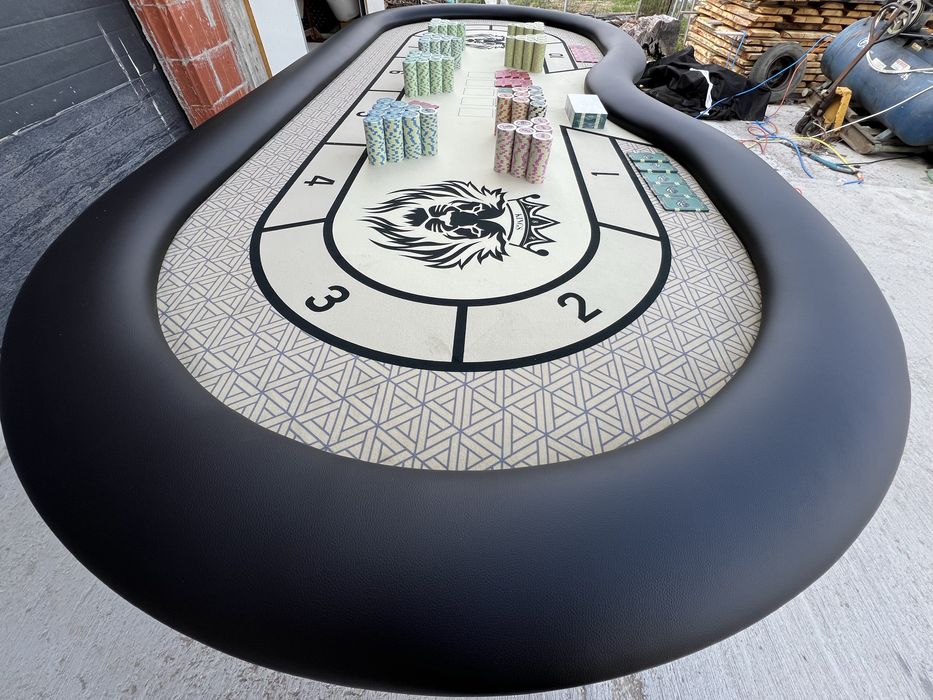 Masa poker intrare dealer profesionala CustomTables.eu Jetoane Poker