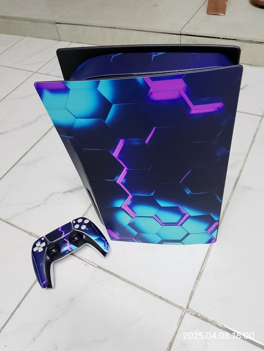 Наклейка для приставки sony PlayStation 5