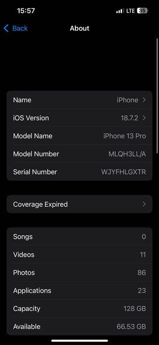 Iphone 13 pro tiniq karobka dakiment bor aybi yòq