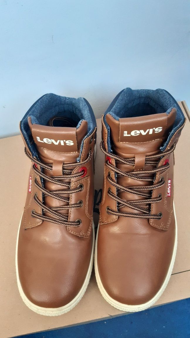 Детски обувки LEVI'S зима/ есен,  но. 36, кафяви, кожа