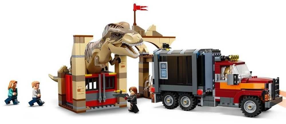 НОВО Lego Jurassic World - Бягство на Т-Рекс и Атросираптор 76948