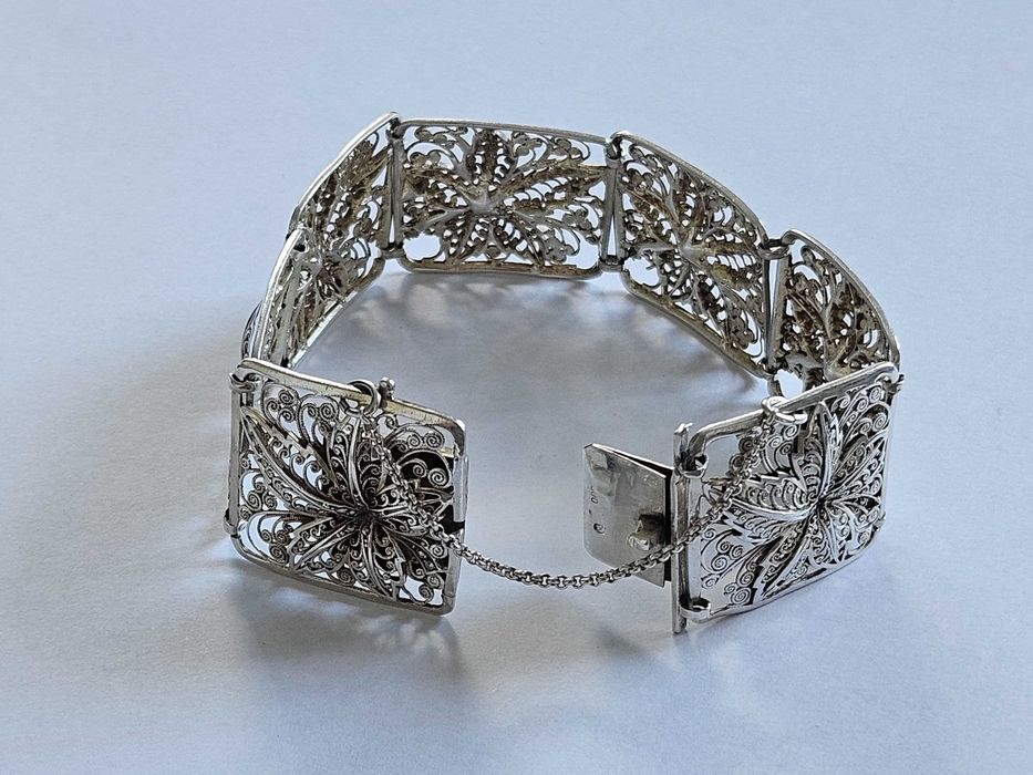 Филигранна гривна СРЕБРО 800