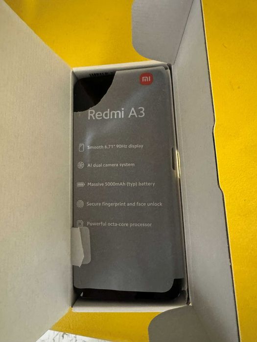 Смартфон Xiaomi Redmi A3, 3GB RAM, 64GB, 4G, Black