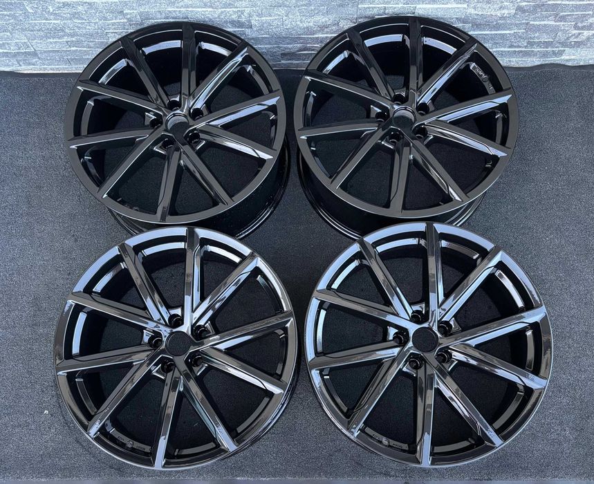 Set jante aliaj r20 5x112 negre Vw Audi Mercedes Skoda