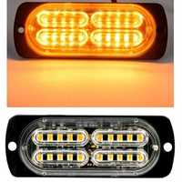 20 LED Аварийна Лампа За Пътна Помощ Жълта Блиц Мигаща Светлина 12-24V