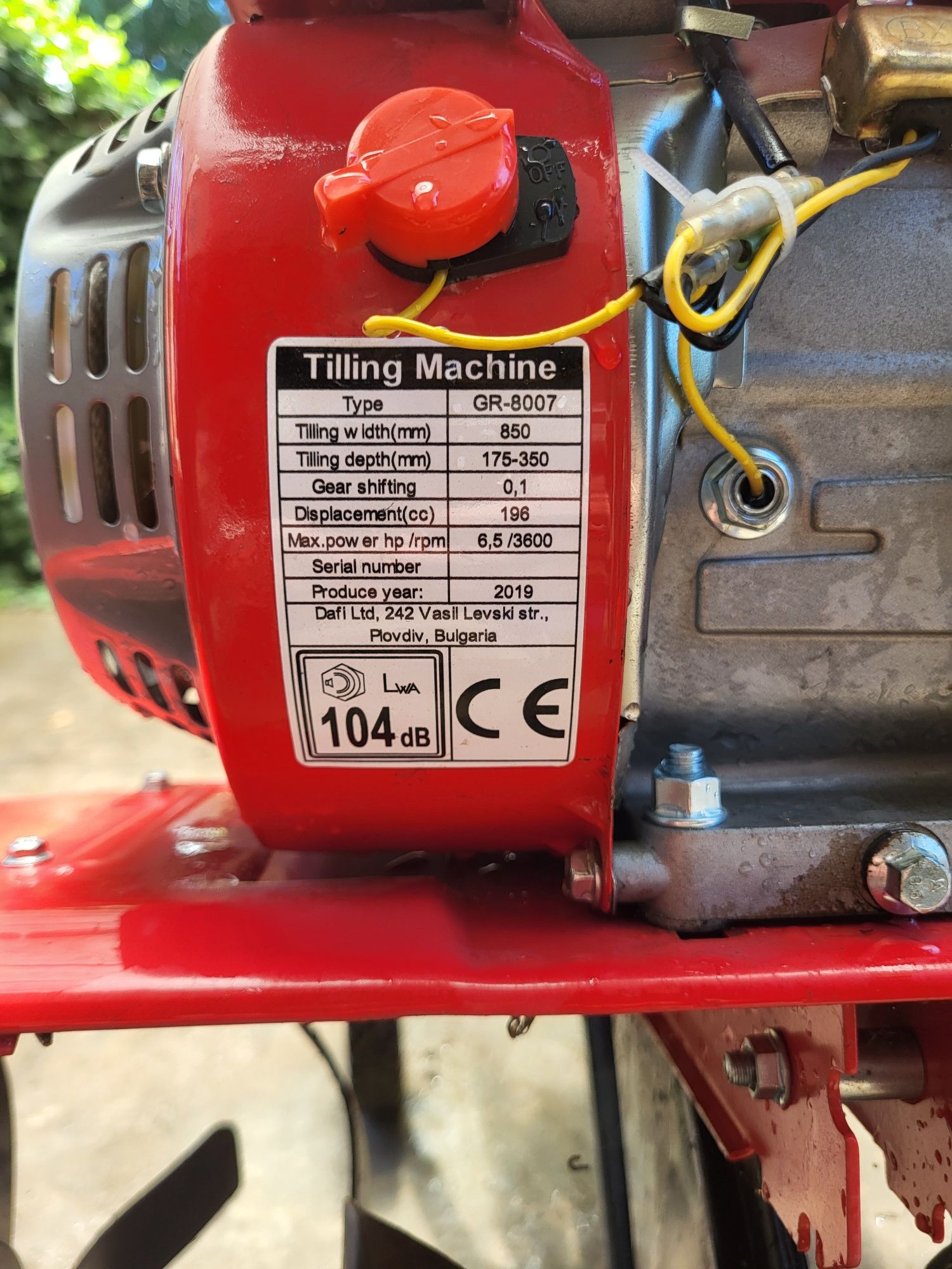 Мотофреза mega tools 6.5 kc