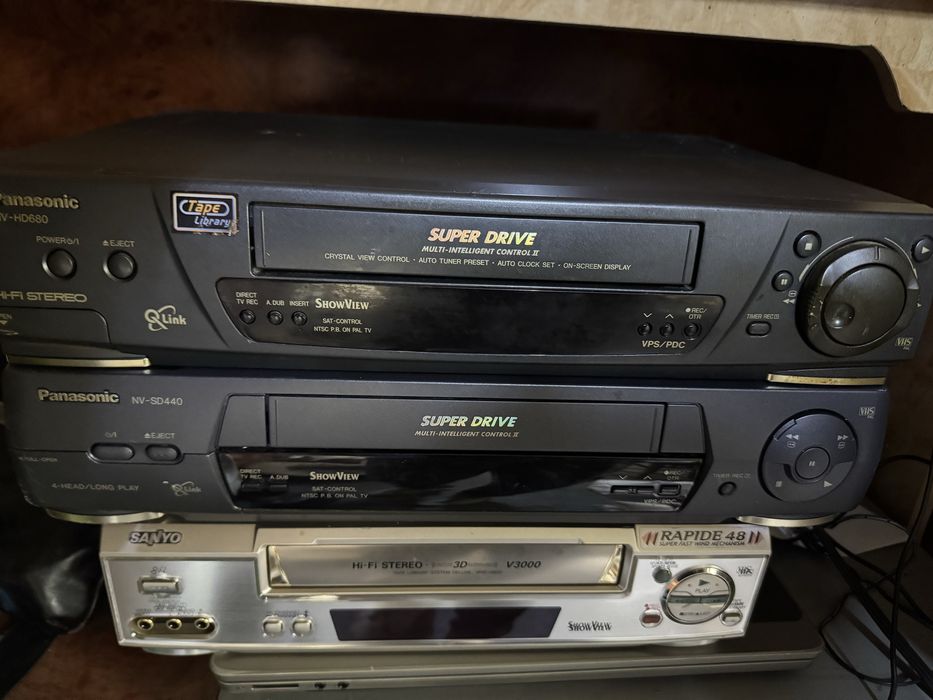 3 Super Vhs uri panasonic functionale hi fi