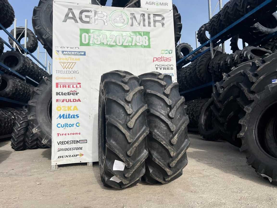 Anvelope noi 16.9-24 cu 8 pliuri marca CEAT pentru tractor fata