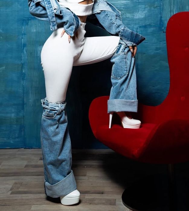 Дънкови гети fashionroom