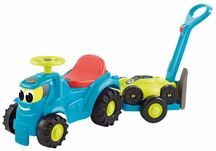 SET tractor pentru copii cu remorca si cositoare