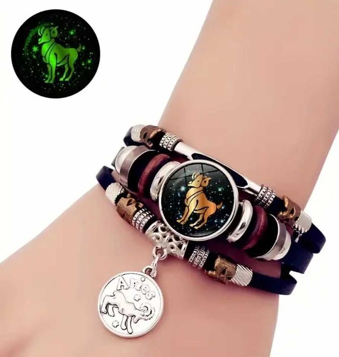 Дамски и мъжки гривни от PU кожа, различни видове,колиета с бухал