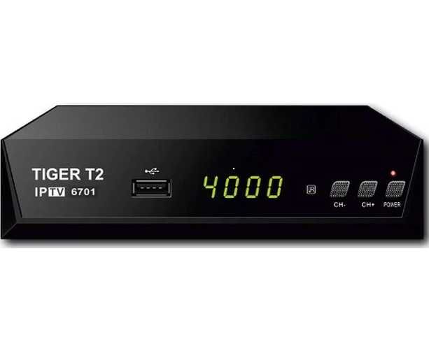 Приемник / декодер за цифрова ефирна кабелна телевизия Tiger T2