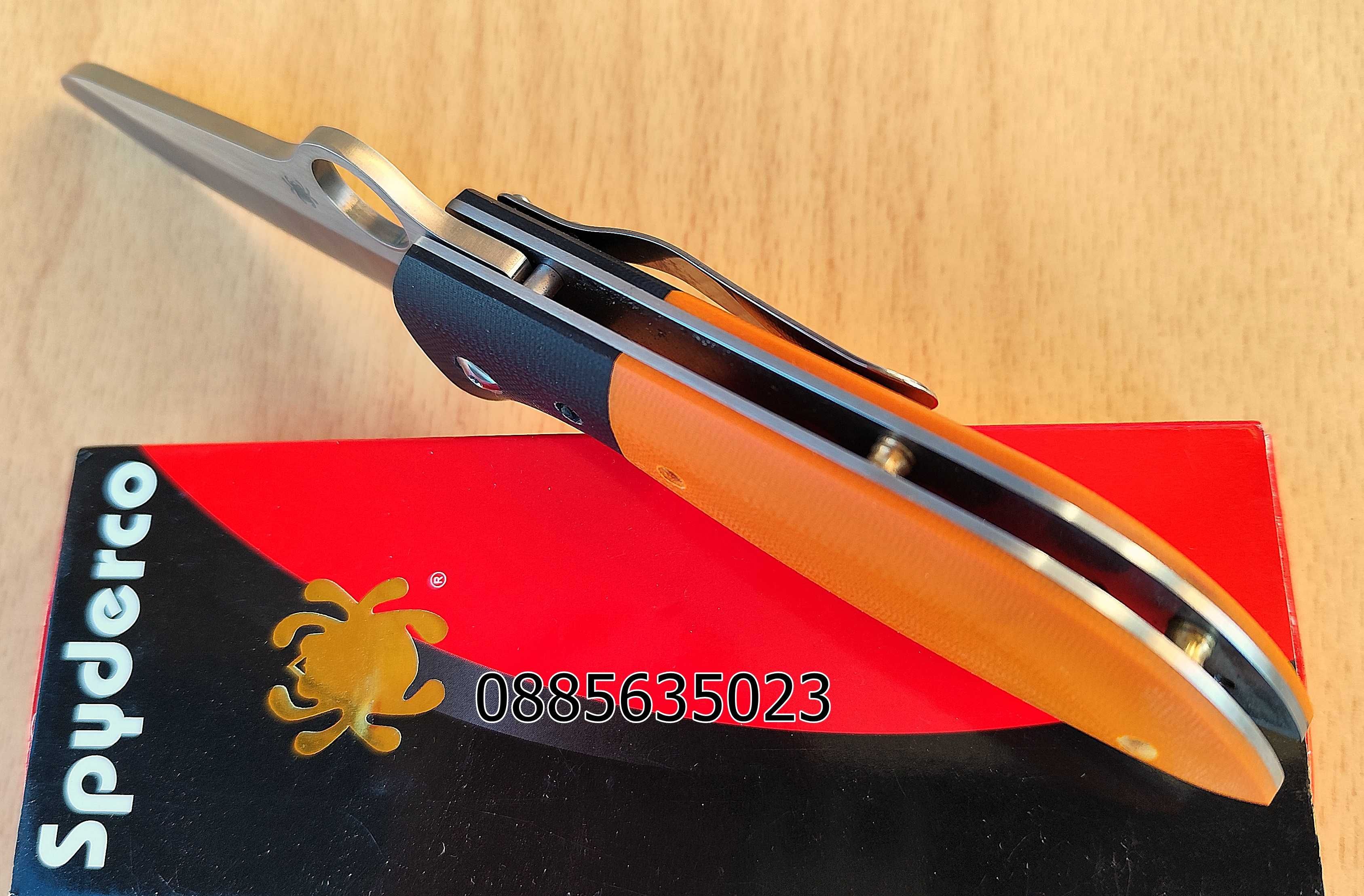 Сгъваем нож Spyderco Carey Rubicon C187 /Spyderco C184 FireFly