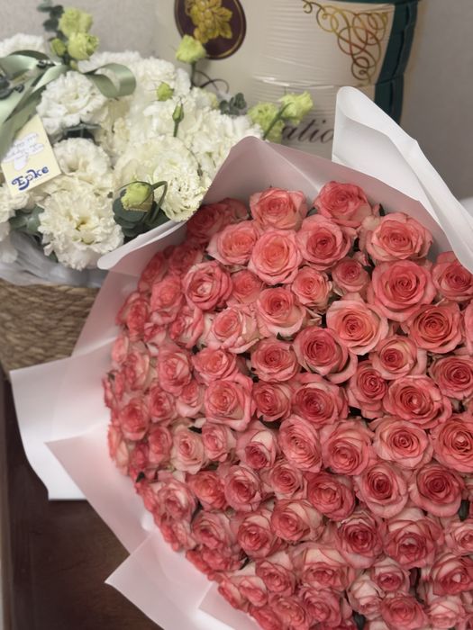 101 роза, свежая