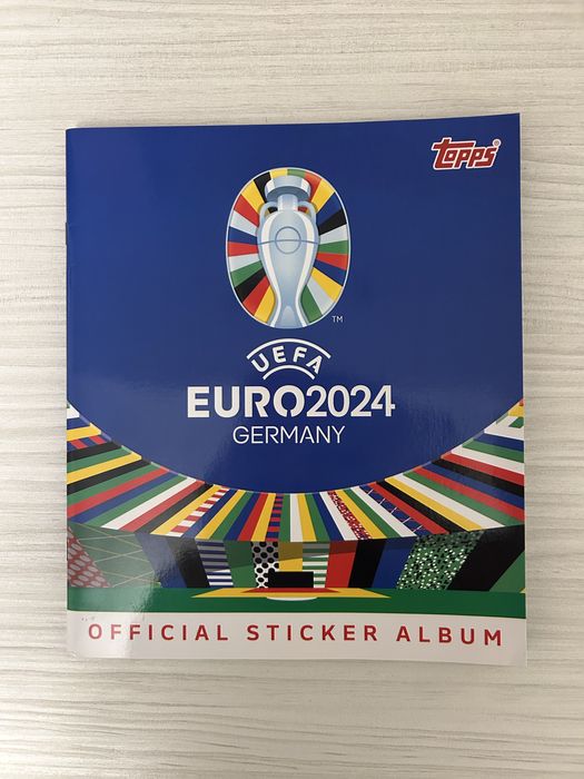 Topps Euro 2024 – напълно попълнен албум (вкл. златни стикери)