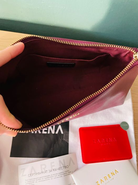 Чанта на Zarena / бордо