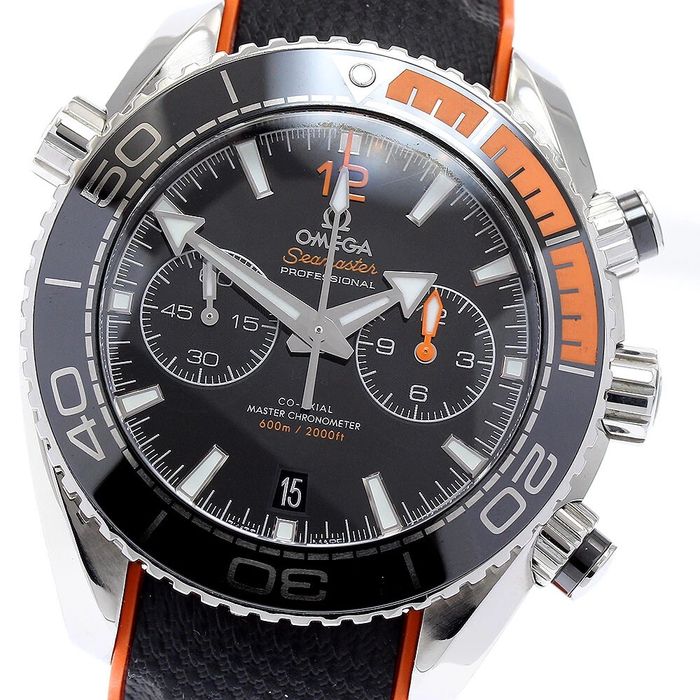 Curea Omega Planet Ocean Chronograph 21mm – 18mm Orange Rubber Watch S