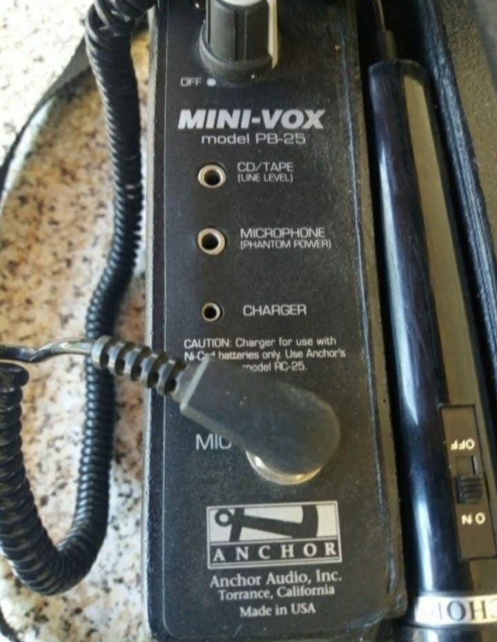 sistem portabil sunet Mipro/Mini Vox  (cu microfon )